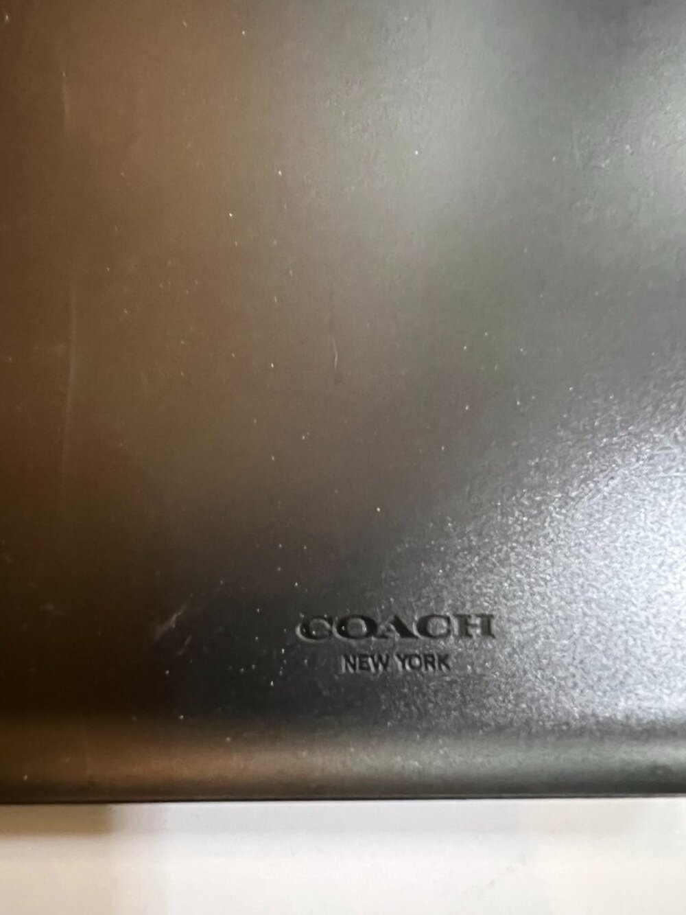 Coach Black Plastic iPad Case - Picture 3 of 3